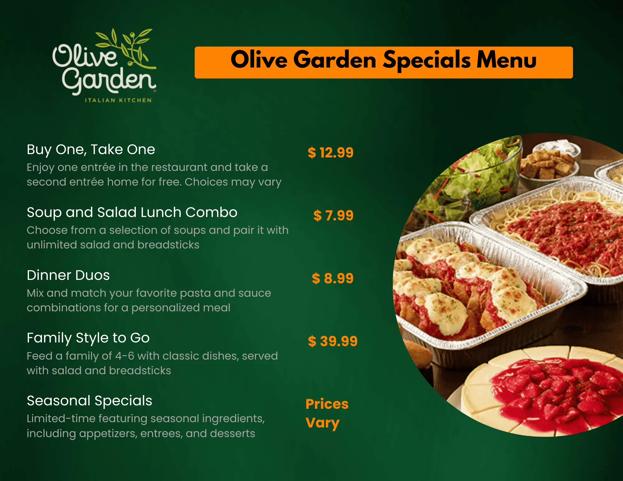 Olive Garden deals near me